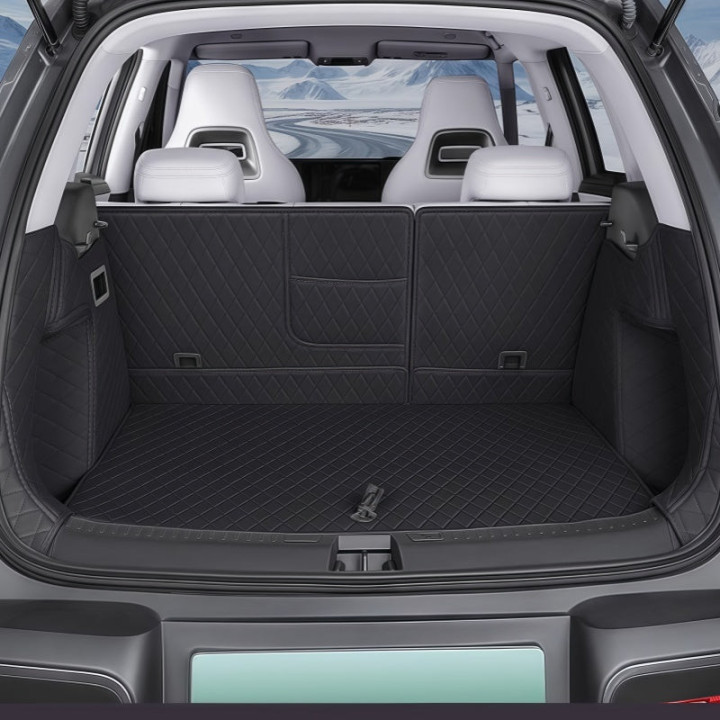 Premium Full-Cover Leather Trunk Mat for BYD Atto 2