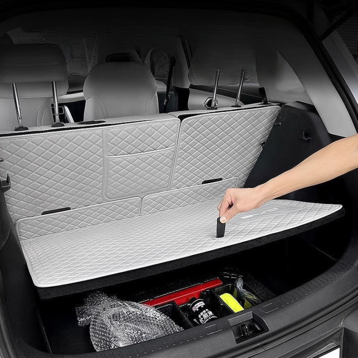 Premium Full-Cover Leather Trunk Mat for BYD Atto 2