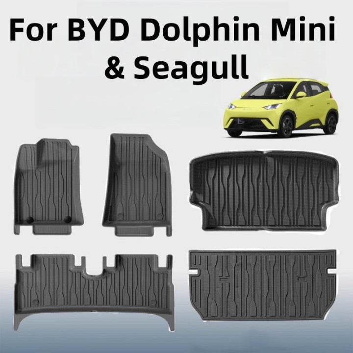 TPE Floor MATS & Trunk MATS for BYD Dolphin Surf/Seagull