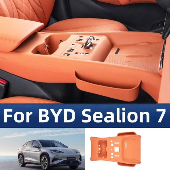 Full-Cover Silicone Console Mat for BYD Sealion 7
