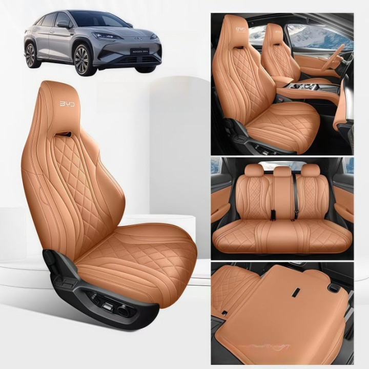 Full Coverage Leather Seat Covers for BYD Sealion 7