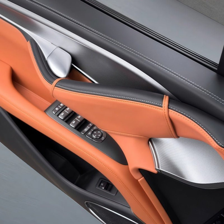 Leather Upper Door Handle Cover for BYD Sealion 7