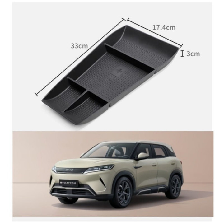 For BYD ATTO 2 Custom-Fit Center Console Storage Box
