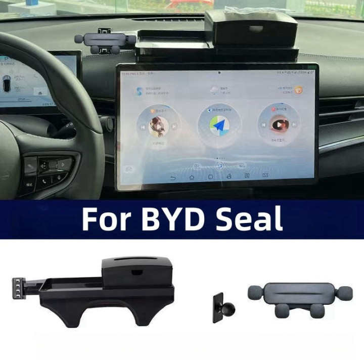 For BYD Seal Screen Rear Tissue Box Mobile Phone Holder