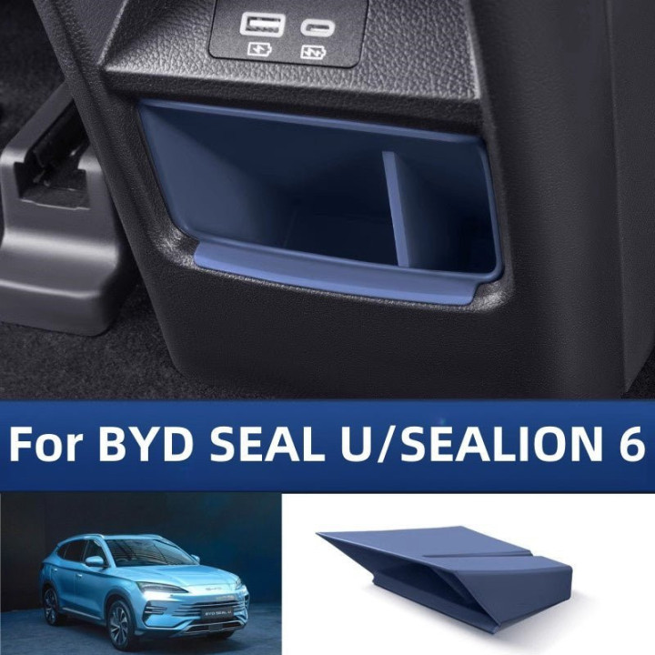 Armrest Rear Storage Box for BYD SEAL U/SEALION 6/SONG PLUS