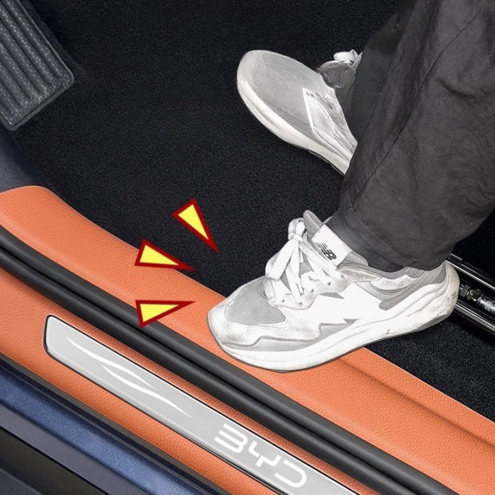 Leather Door Sill Protector for BYD Sealion 7