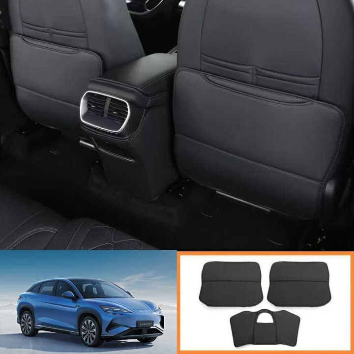 Leather Seat Back Anti-Kick Protector Mats for BYD Sealion 7