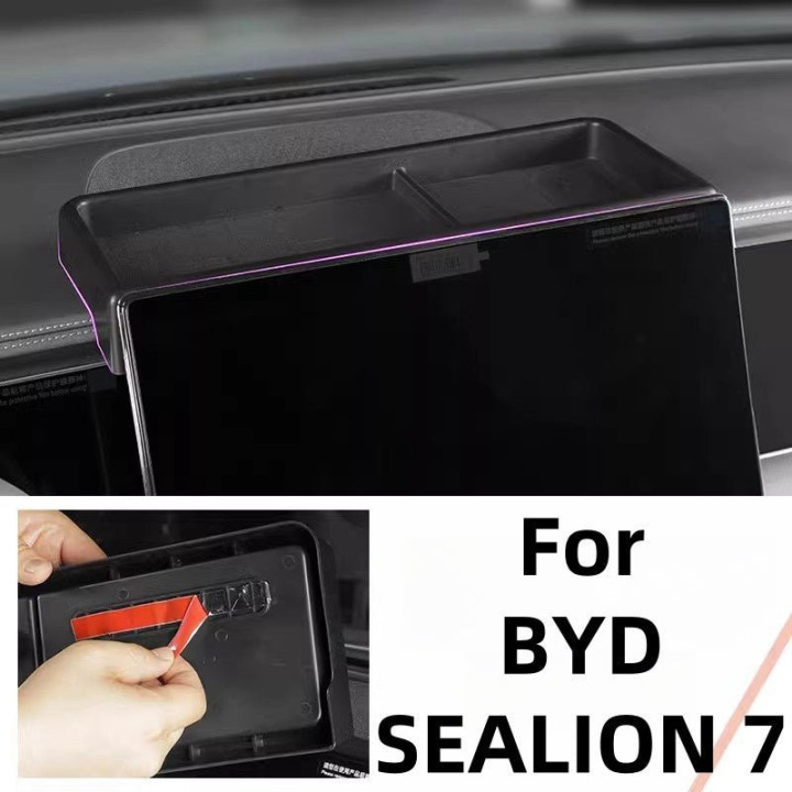 ABS Screen Rear Tissue Storage Box for BYD Sealion 7