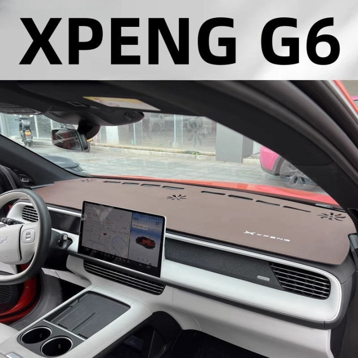 Mata na deskę rozdzielczą skórzana do Xpeng G6 – zdjęcie 4