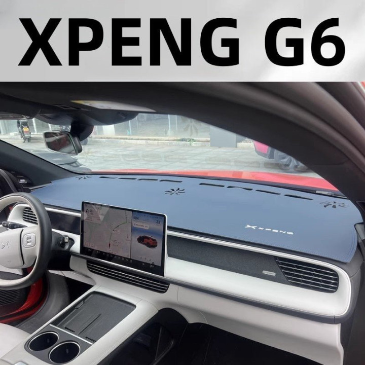 Mata na deskę rozdzielczą skórzana do Xpeng G6 – zdjęcie 5