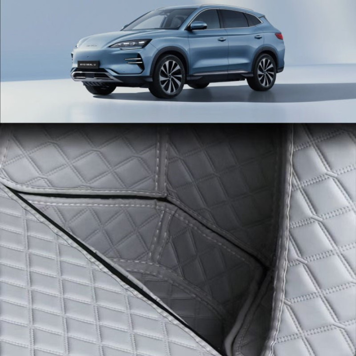 Premium Full-Cover Leather Trunk Mat for BYD Seal U & Sealion 6
