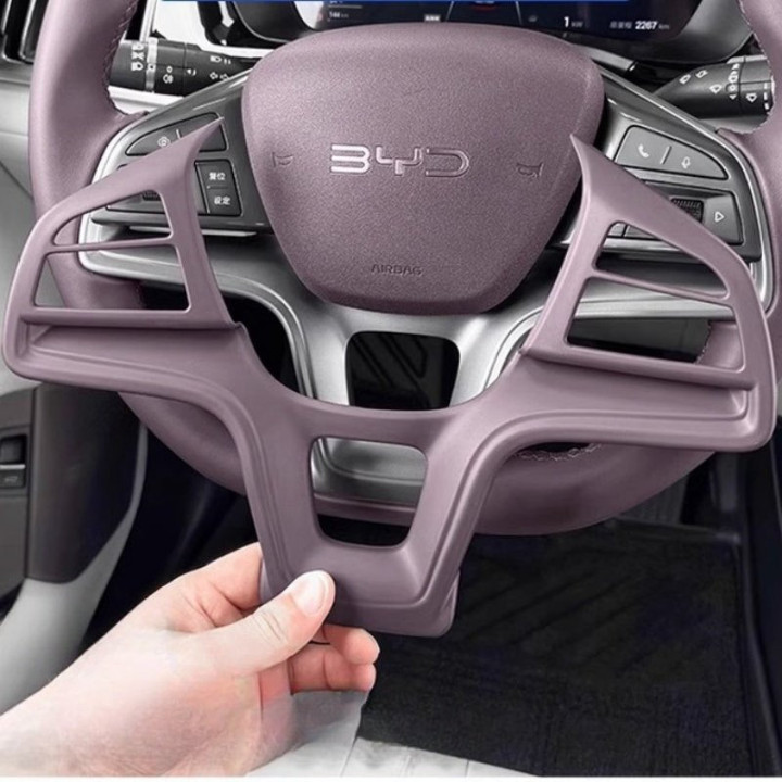 Steering Wheel Decorative Cover for BYD SEAL U/SEALION 6/SONG PLUS