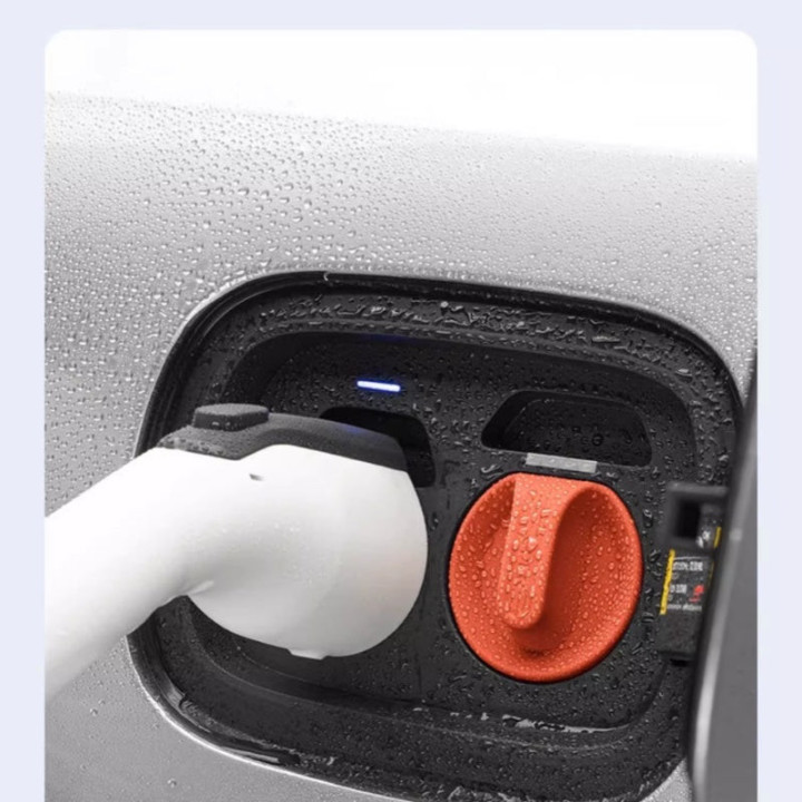 For ZEEKR 001/009/X Car Charging Port Rain Cover Dust Cover (Two Pieces)