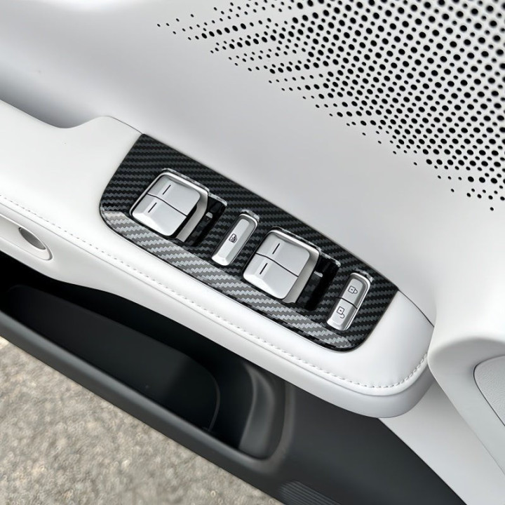Carbon Fiber ABS Window Switch Cover for 2023-2026 XPENG G6