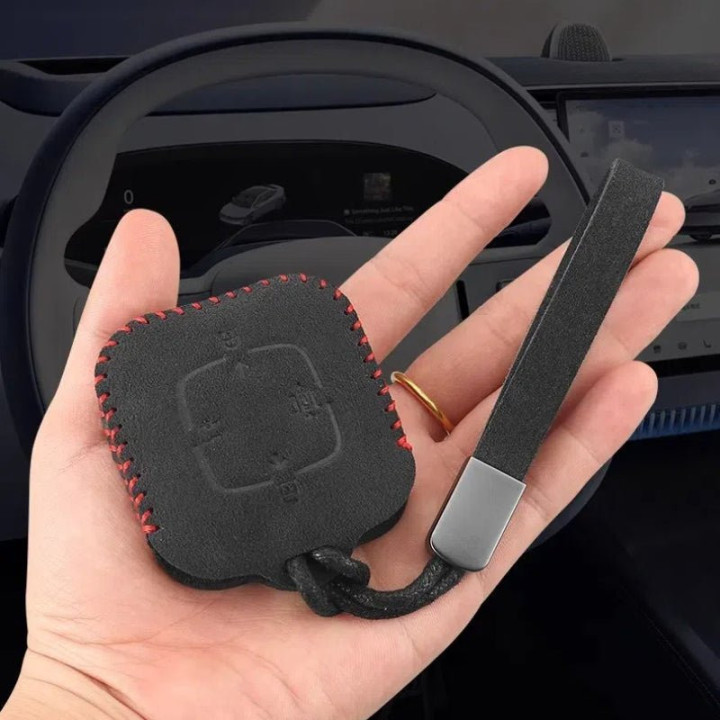 Suede Key & NFC Card Protector for Zeekr