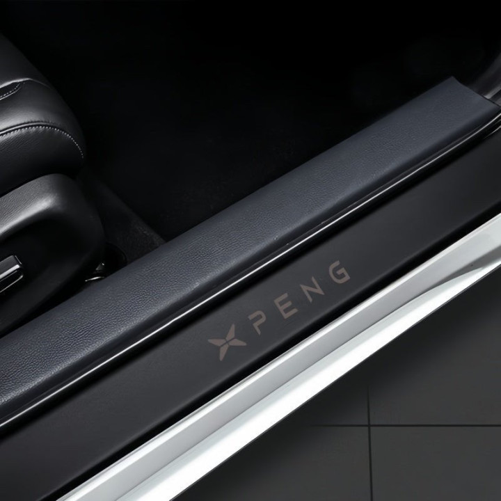 Leather Door Sill Protector Trim for Xpeng G6/G9/P7/P7+/L03