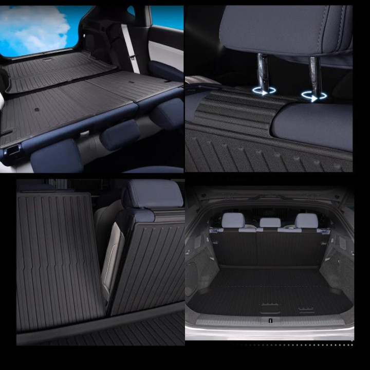 TPE Trunk Mat & Rear Seat Back Protector for Xpeng G6 2023-2026
