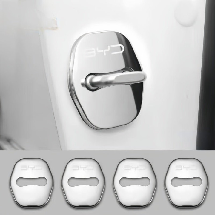 Stainless Steel Door Lock Covers for BYD (4 Pcs)