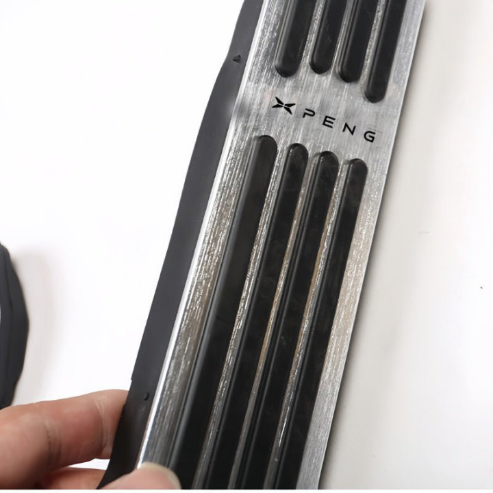 Brushed Aluminum Performance Pedal Covers for Xpeng G6 G9 P7 P7+ L03