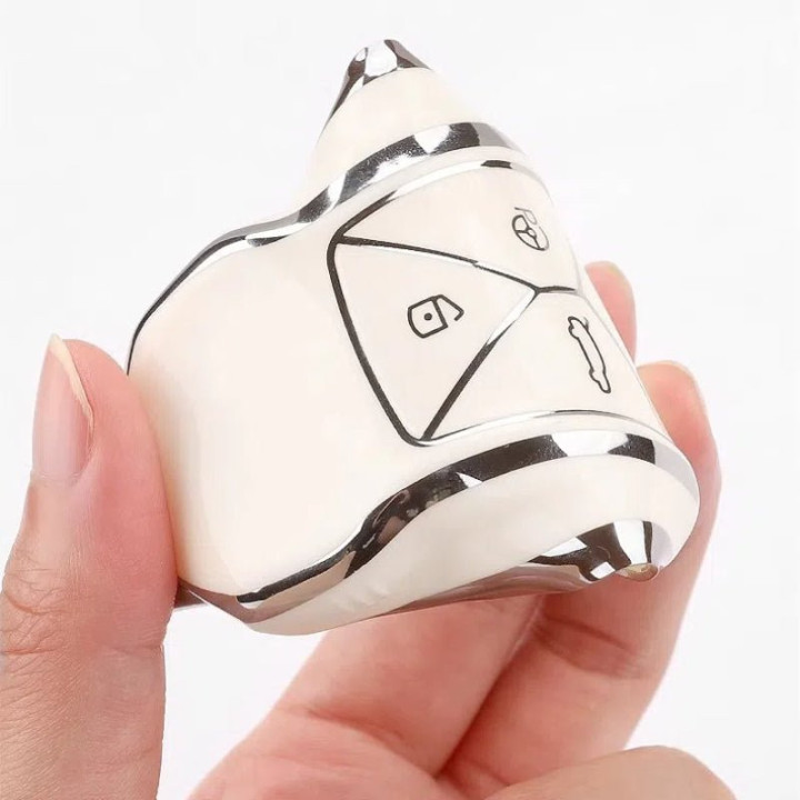 TPU Leather Metal Key Fob Cover for Xpeng G6 G9 P7