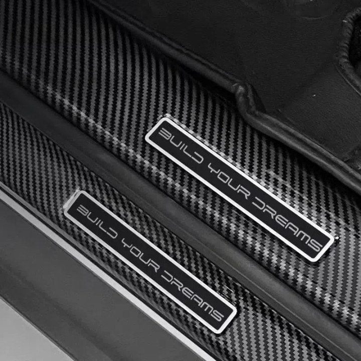 Carbon Fiber Door Sill Protectors for BYD Sealion 6/Seal U