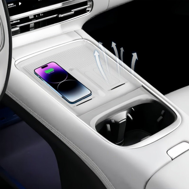Silicone Wireless Charging Non-Slip Mat for Xpeng G6 2023-2026