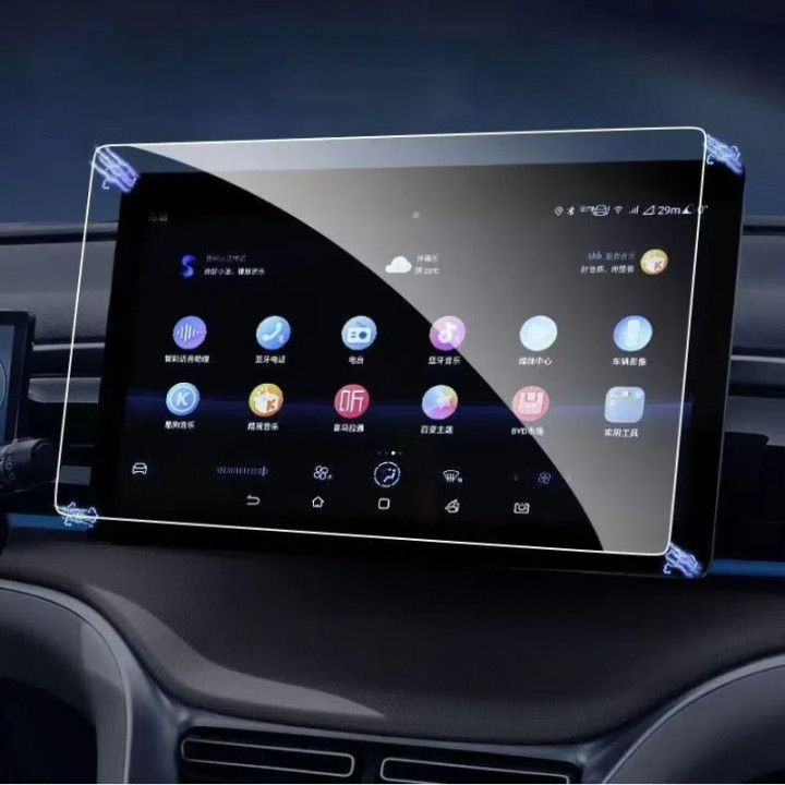 Tempered Glass Screen Protector for Xpeng G6 Dashboard & Nav Display
