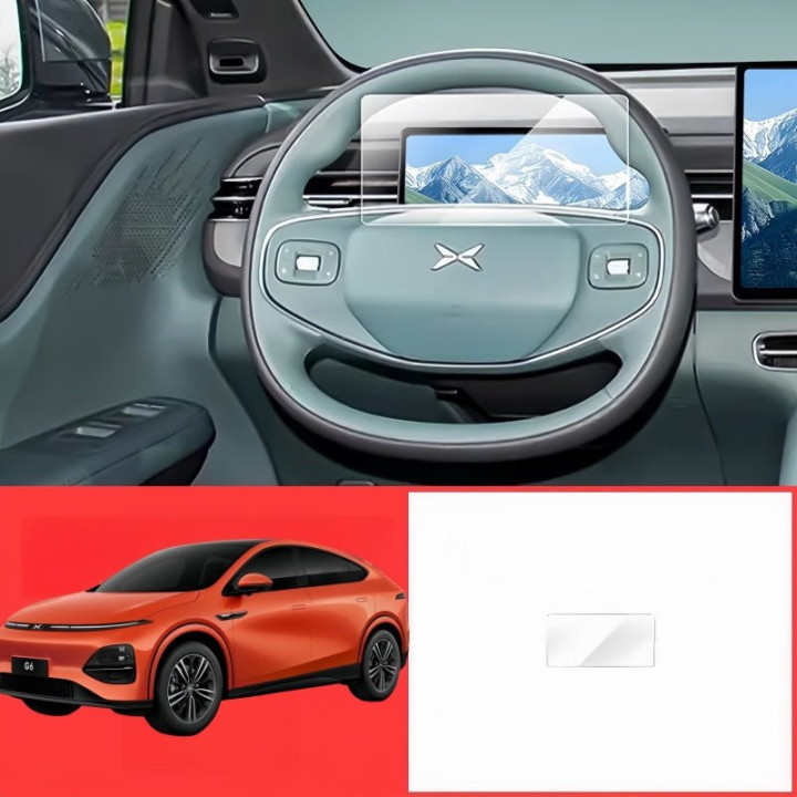 Tempered Glass Screen Protector for Xpeng G6 Dashboard & Nav Display
