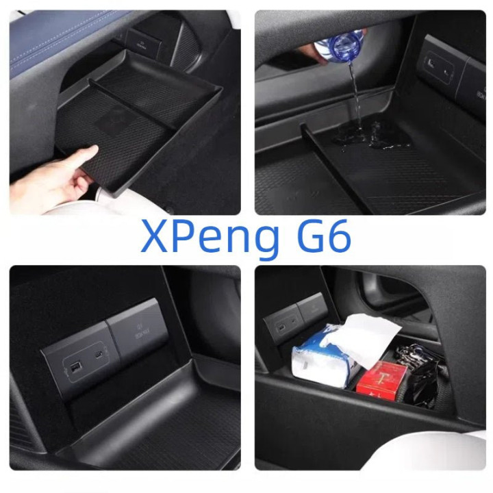 Lower Center Console Storage Tray for XPeng G6 2023-2026