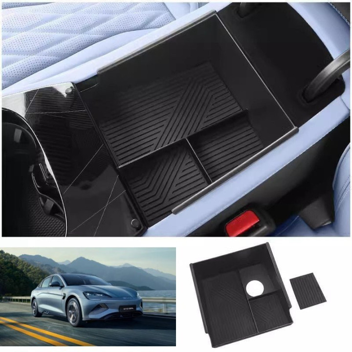 Lower Center Console Storage Box for 2024 BYD Seal