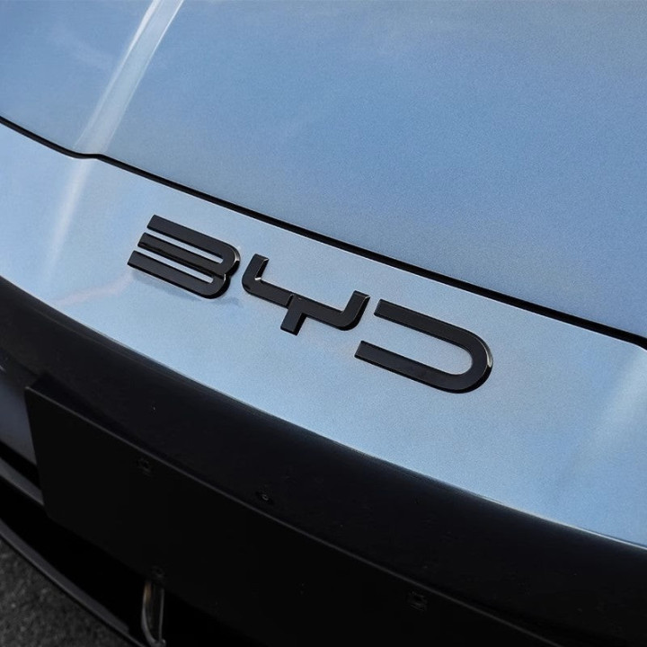 Front Bumper Black Emblem LOGO for 2022-2025 BYD Seal