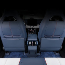 Half-Wrapped Leather Seat Back Kick Mat for BYD Atto 3 2023-2026