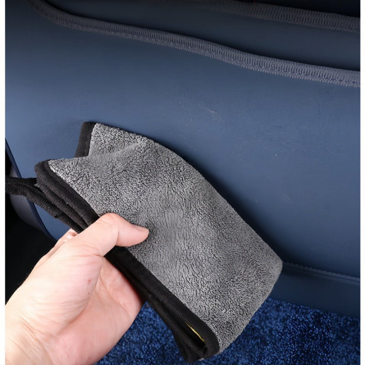 Half-Wrapped Leather Seat Back Kick Mat for BYD Atto 3 2023-2026