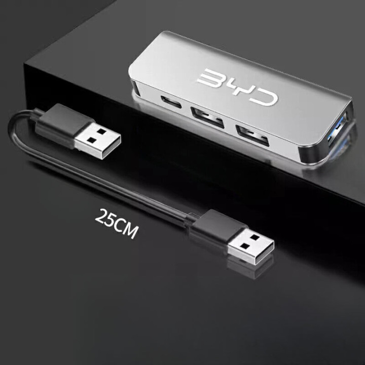 4-in-1 USB Hub Dock Charger for BYD