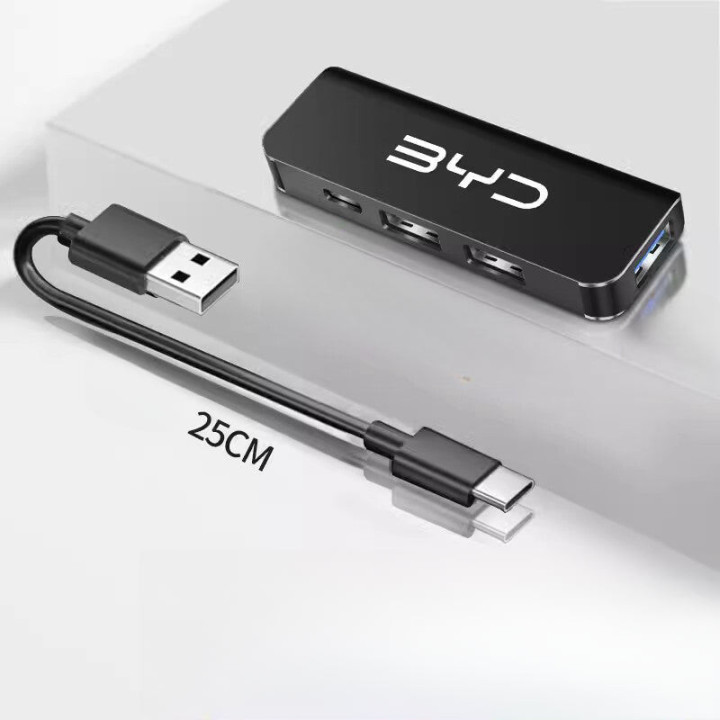 4-in-1 USB Hub Dock Charger for BYD
