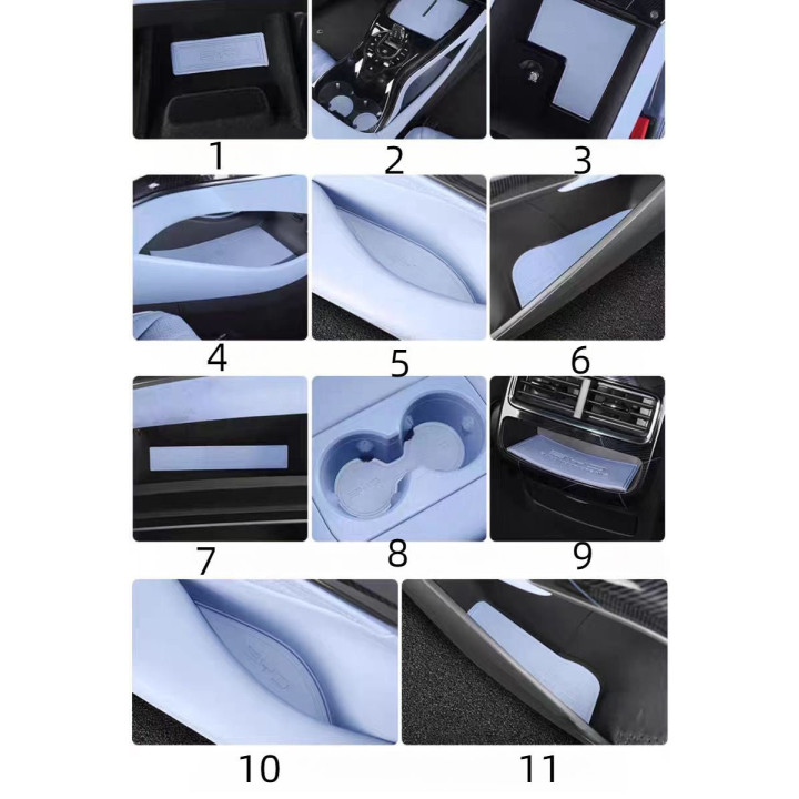 Silicone Wireless Charging Pad for 2024 BYD Seal