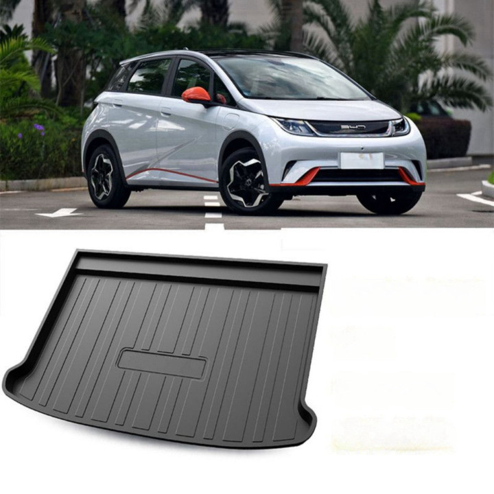 For BYD DOLPHIN Trunk Rubber Floor Mat
