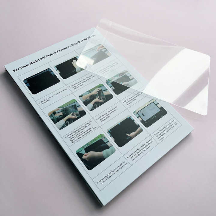 Navigation & Dashboard Screen Tempered Glass Film for BYD (4 Pcs)