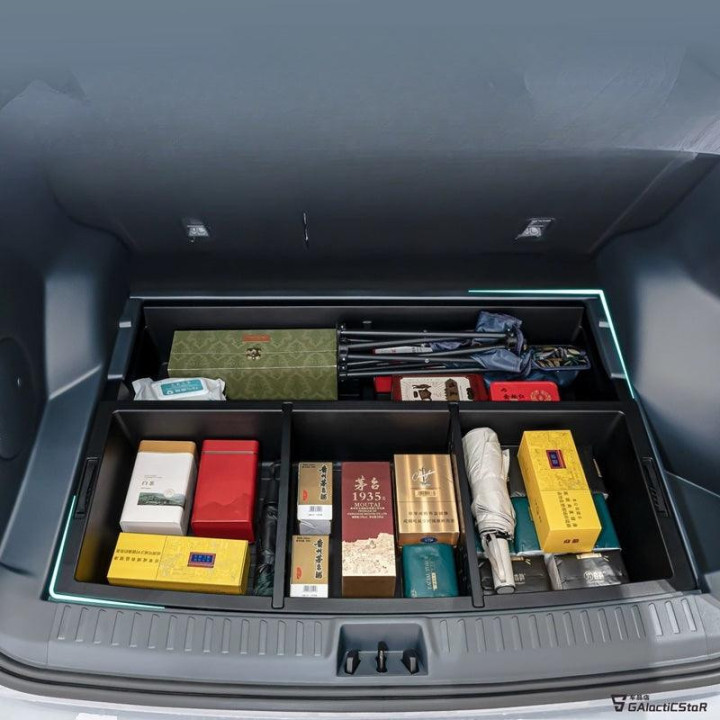 Upper and Lower Trunk Storage Boxes for Geely EX5