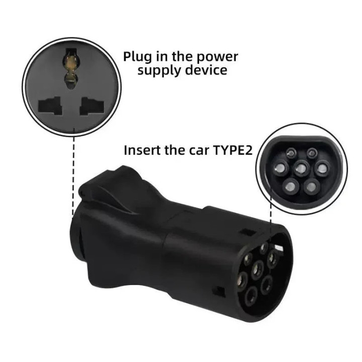 V2L Discharge Adapter Type2 for Geely EX5 / E5 /Starray EM-i