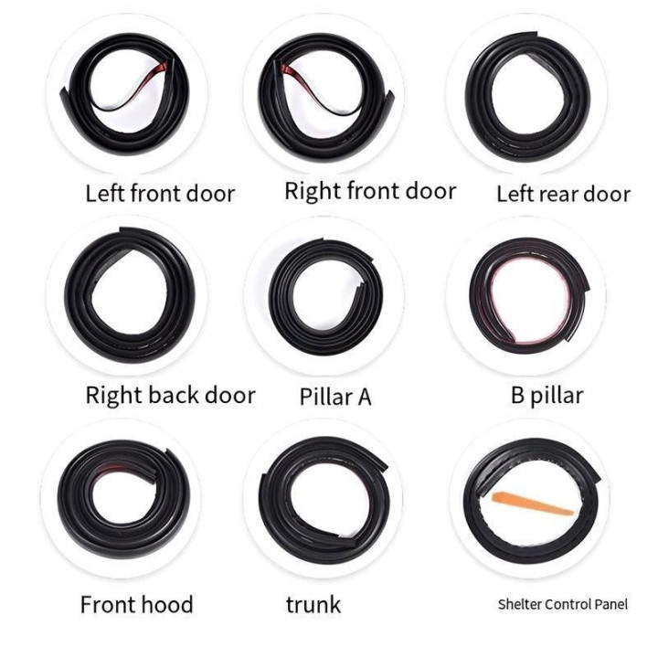 Door Soundproofing Strip Seal for Volvo EX30/EX60/EX90