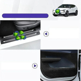 Car Door Sill Protectors and Anti-kick Mat for Volvo EX30