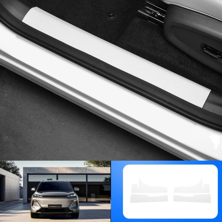 Door Sill Leather Protector Strips for Geely Starray EM-i