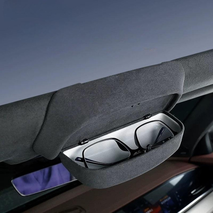 Suede Car Eyeglass Case for Geely