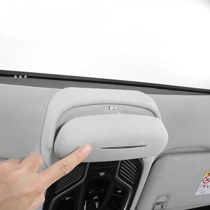 Suede Car Eyeglass Case for Geely
