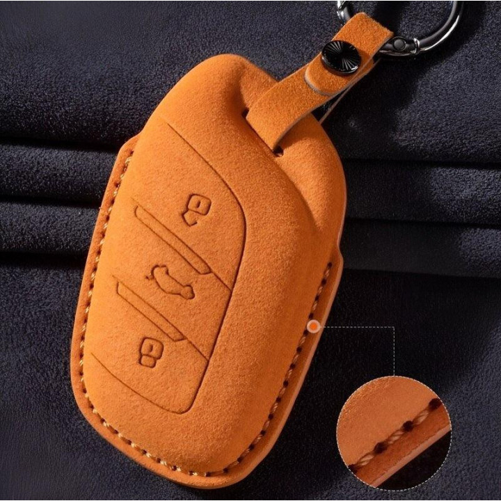 Etui z zamszu na kluczyk do MG HS, MG ZS, MG3, MG4, MG5, MGS5, MGS6 – zdjęcie 3