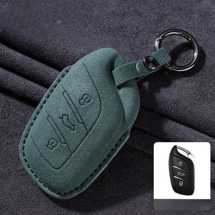 Etui z zamszu na kluczyk do MG HS, MG ZS, MG3, MG4, MG5, MGS5, MGS6 – zdjęcie 5