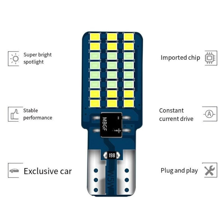 Żarówki LED do lampki do czytania do MG ZS i MG4 – zdjęcie 5