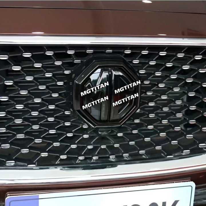 Naklejki na emblematy carbon do MG ZS
