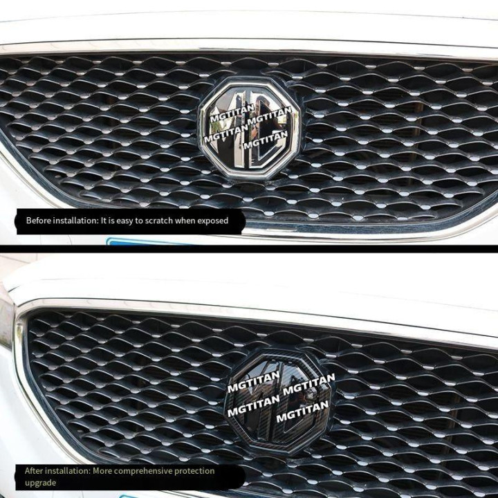 Naklejki na emblematy carbon do MG ZS – zdjęcie 3